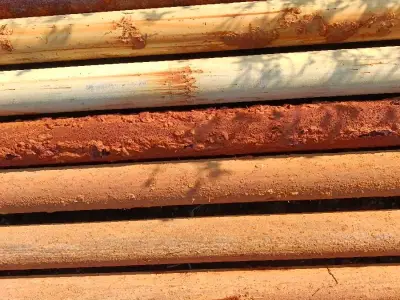 Used Iron Line Pipes 44 Pieces Used Iron Line Pipes 44 Pieces