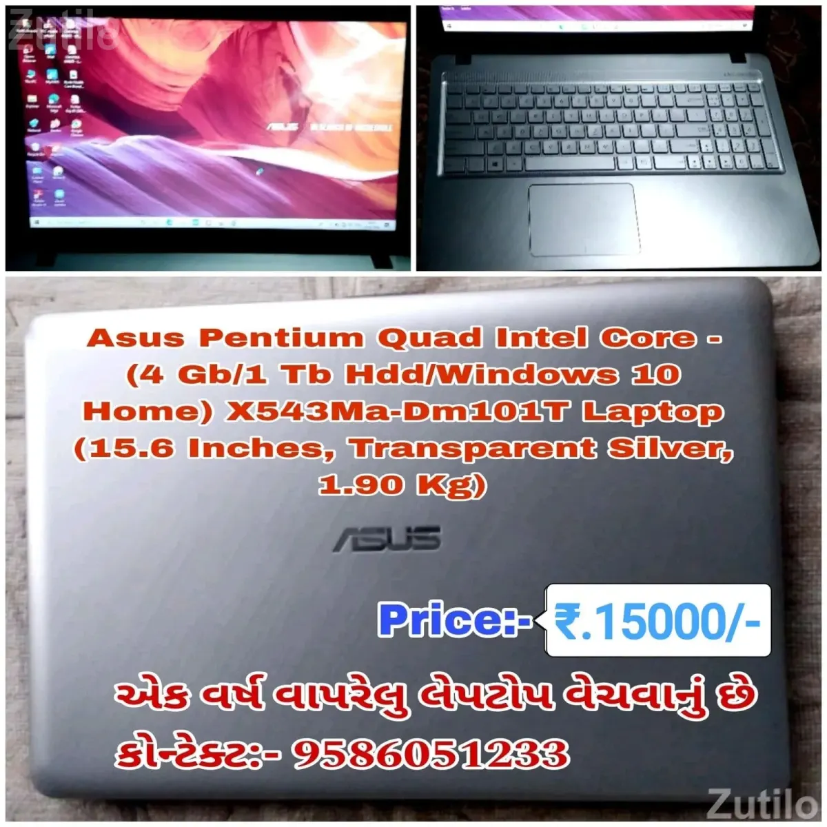 ASUS Laptop for Sale with Charger - Laptops & Computers - Khambhalia - Image 2