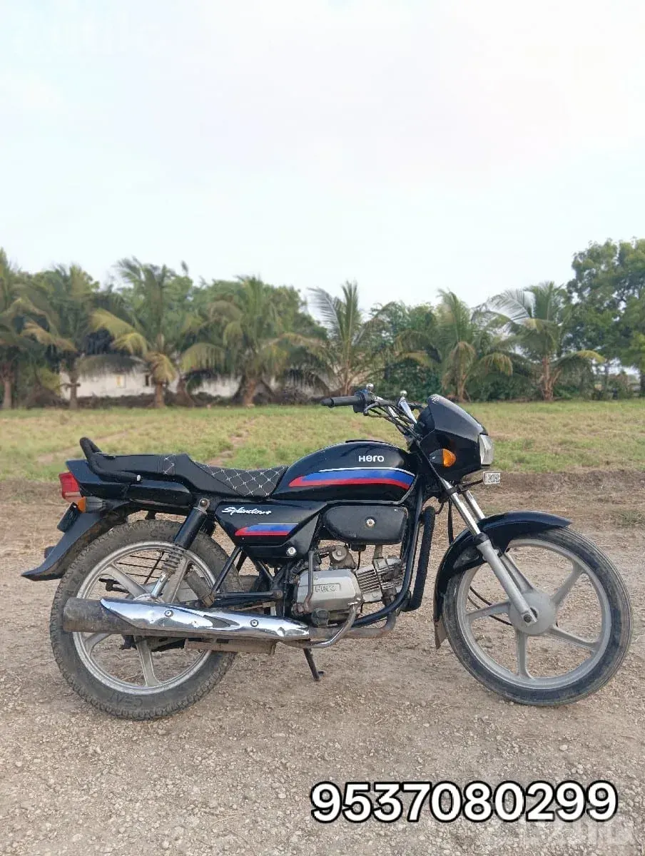 2019 Hero Splendor Bike with New Tyres - બાઇક્સ - પોરબંદર - Image 3