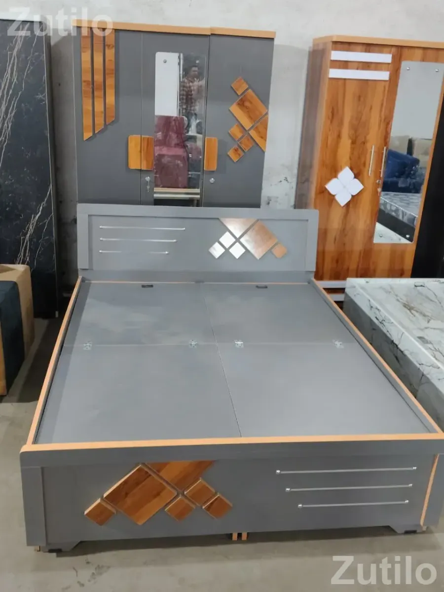 New brand 6 by 4 double bed direct factory wholesale price colour option available - પલંગ અને ગાદલા - દસ્ક્રોઇ - Image 3