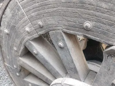Wooden Bullock Cart Wheel