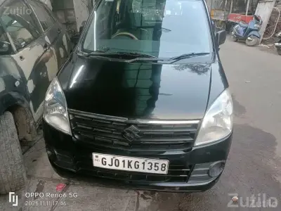 Black Maruti WagonR Used Petrol Car