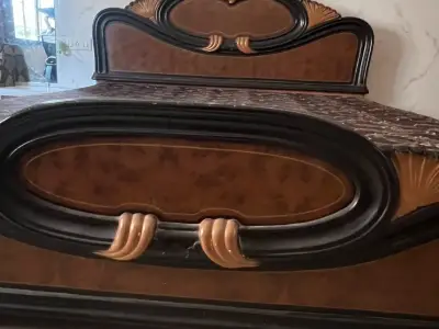 Double bed with mattress Double bed with mattress