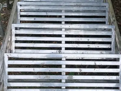 Stainless Steel 5 Step Ladder Stainless Steel 5 Step Ladder
