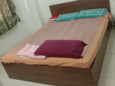 Double bed with mattress Double bed with mattress