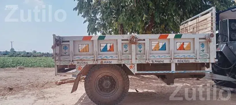 90 Dhoka Trolley with 5 Ton Jack - ઓટો પાર્ટ્સ - પોરબંદર - Image 4