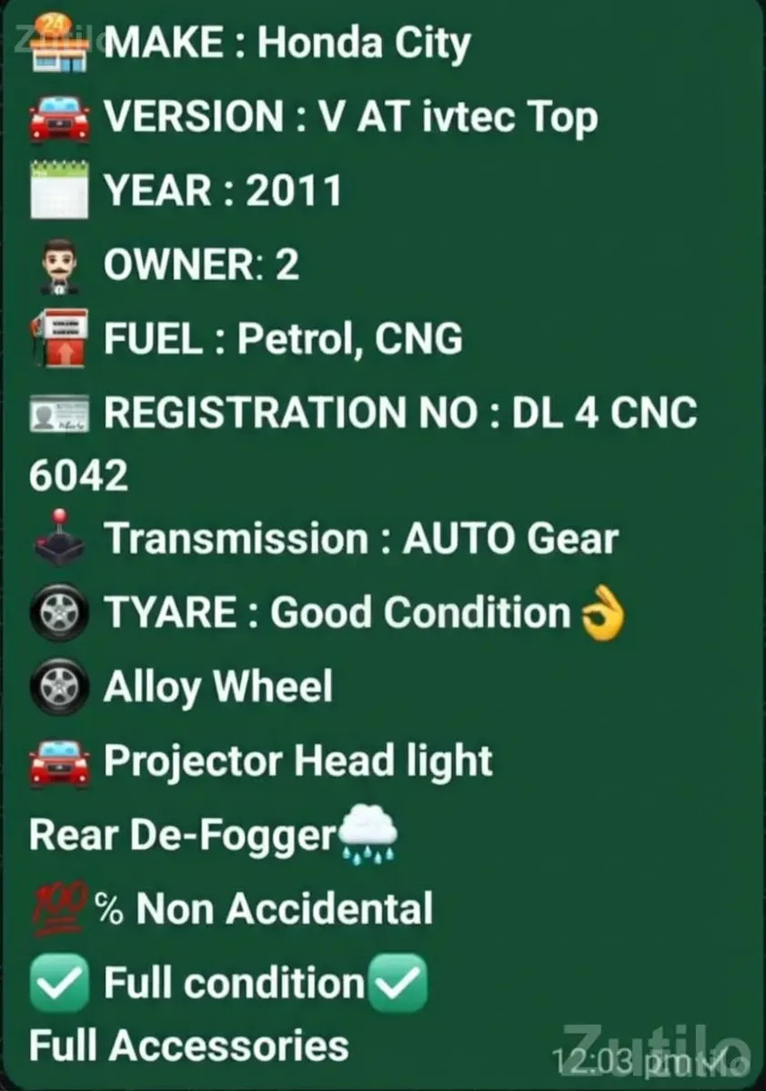 Honda City VMT i-VTEC Sedan – Grey - Cars - Gandhinagar City - Image 2