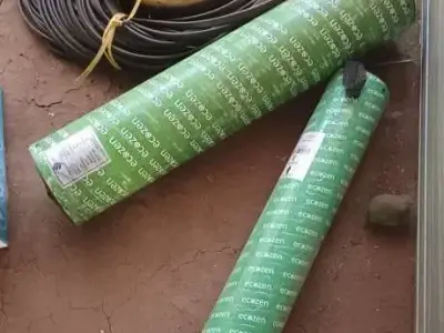 Solar Panel Setup with Motor Wire and Pipe Solar Panel Setup with Motor Wire and Pipe