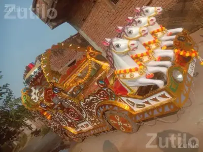 Decorative Mahadev Wedding Buggy Chariot