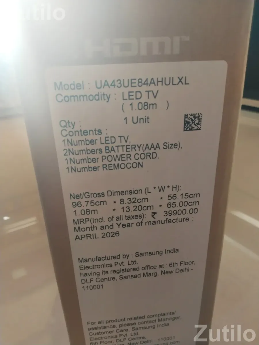 Samsung new tv just open - ટીવી - જામનગર શહેર - Image 3