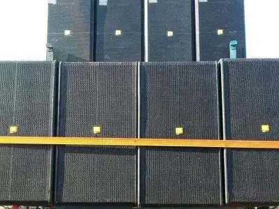 DJ Bass Audio Speaker Set with Mid Cabinets