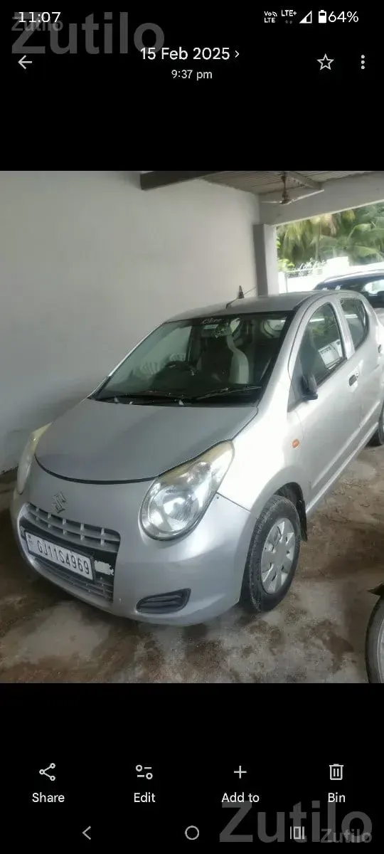 Maruti A-Star LXI 2009 Petrol LPG - કાર - ઢોકડવા - Image 2