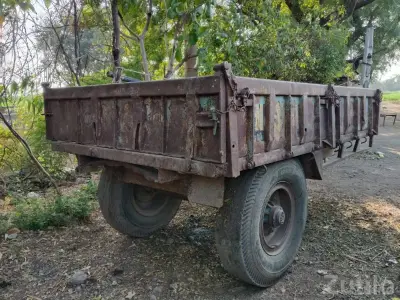 Used 2-Wheel Tractor Trolley Trailer Used 2-Wheel Tractor Trolley Trailer