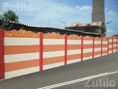 RCC Folding Boundary Wall for Plots and Sites