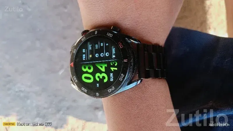 Black Metal Strap Smart Watch - સ્માર્ટ વોચ - જામજોધપુર - Image 3