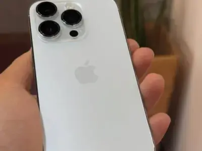 White iPhone Pro Triple Camera Phone White iPhone Pro Triple Camera Phone