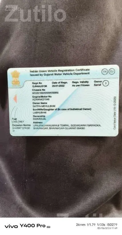 2022 Bajaj Maxima CNG Auto Rickshaw - ઓટો રિક્ષા - ભાવનગર શહેર - Image 3