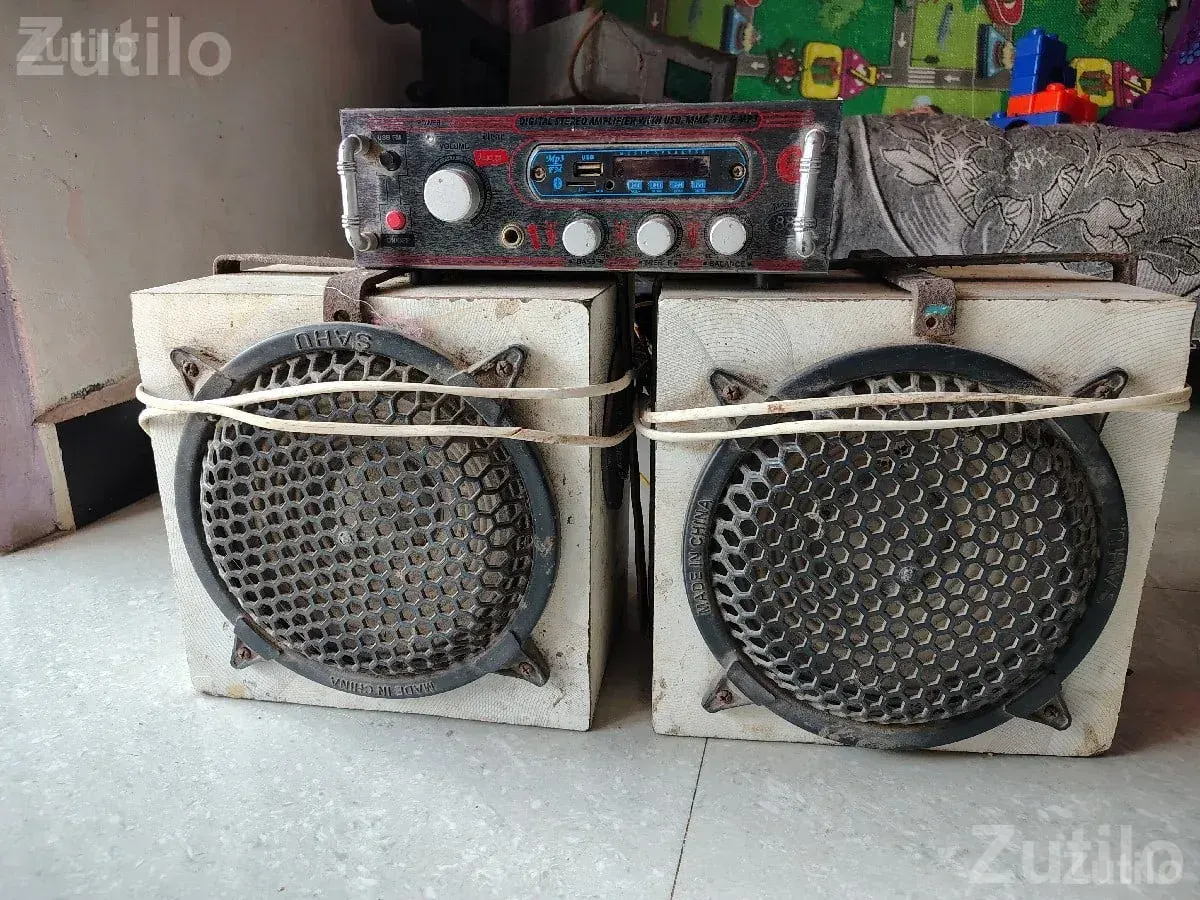 8 Inch Heavy Speaker Set with Amplifier - Accessories - Dhokadva - Image 2
