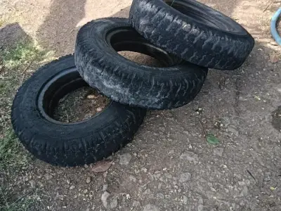 Set of 3 Used Trolley Tyres Set of 3 Used Trolley Tyres