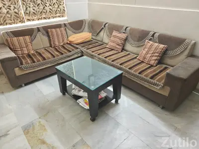 Sofa set with center table