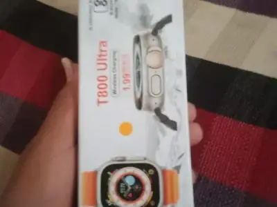 T800 Ultra Smart Watch Orange Strap T800 Ultra Smart Watch Orange Strap