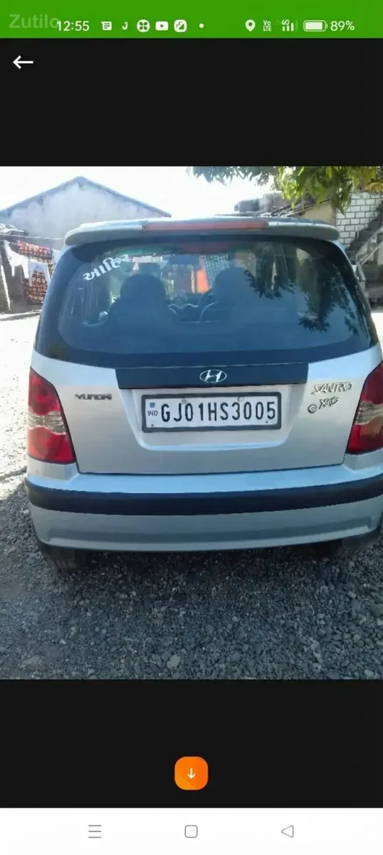 Hyundai Santro XG Silver Hatchback - Cars - Gadhada - Image 2