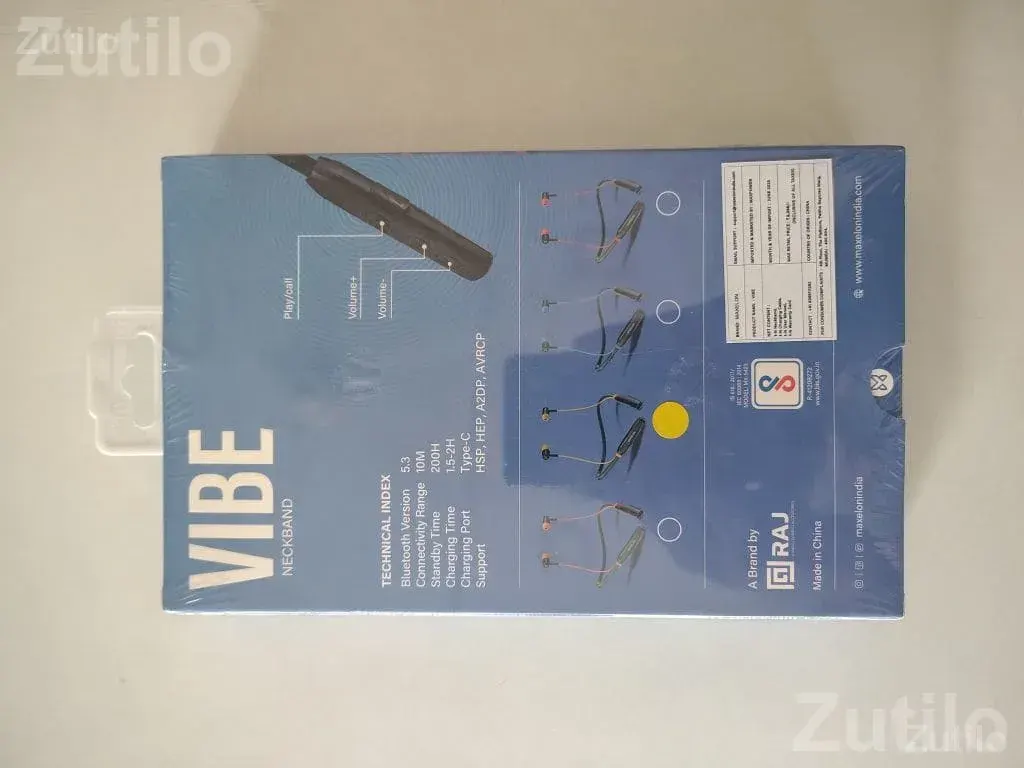 Maxelon Vibe Neckband Yellow Seal Pack - Accessories - Unjha - Image 3