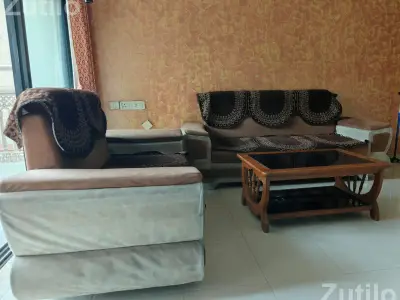 5 Seater Sofa Set - (3 + 2) with Center Table (Tipoi) 5 Seater Sofa Set - (3 + 2) with Center Table (Tipoi)