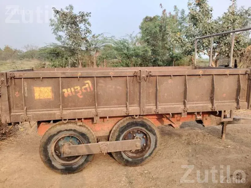 Maruti Four Wheel Trolley Trailer - બાંધકામના વાહનો - તાળાજા - Image 2