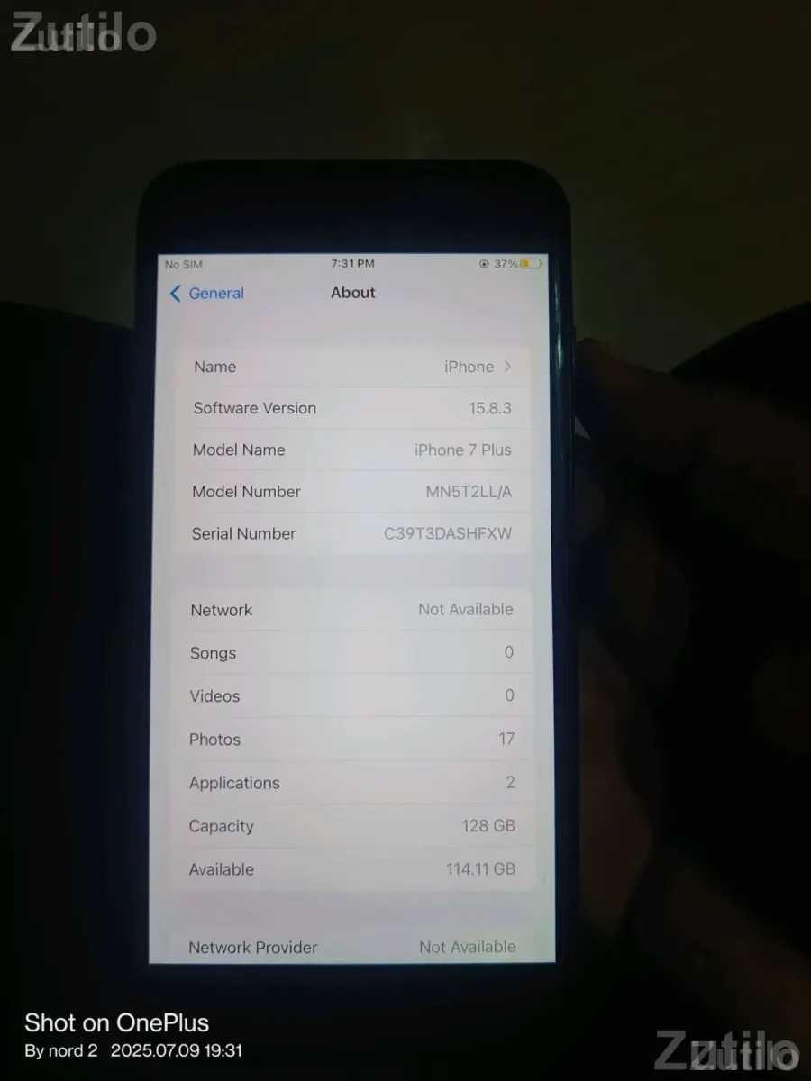 Apple iPhone 7 Plus 128GB with 100% Battery - Mobile Phones - Patan City - Image 3