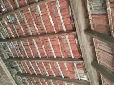 Used Roof Tiles with Wooden Beams 18x15 Used Roof Tiles with Wooden Beams 18x15