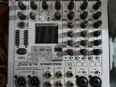 ALSPRO MAC MINI 4 Audio Mixer ALSPRO MAC MINI 4 Audio Mixer