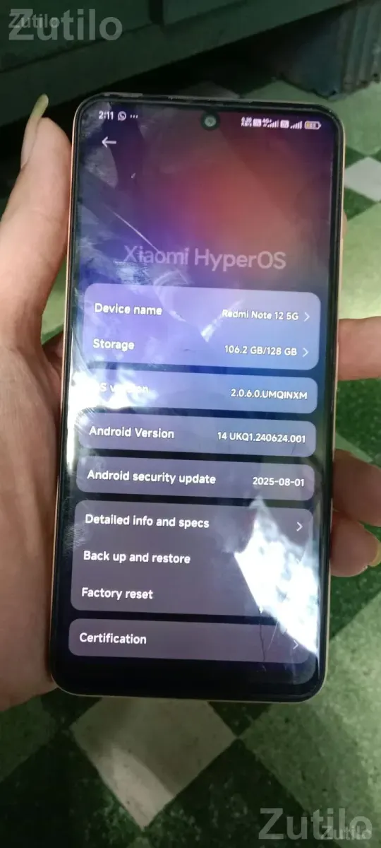 Redmi Note 12 Pro 5G with Box and Charger - Mobile Phones - Surat City - Image 2