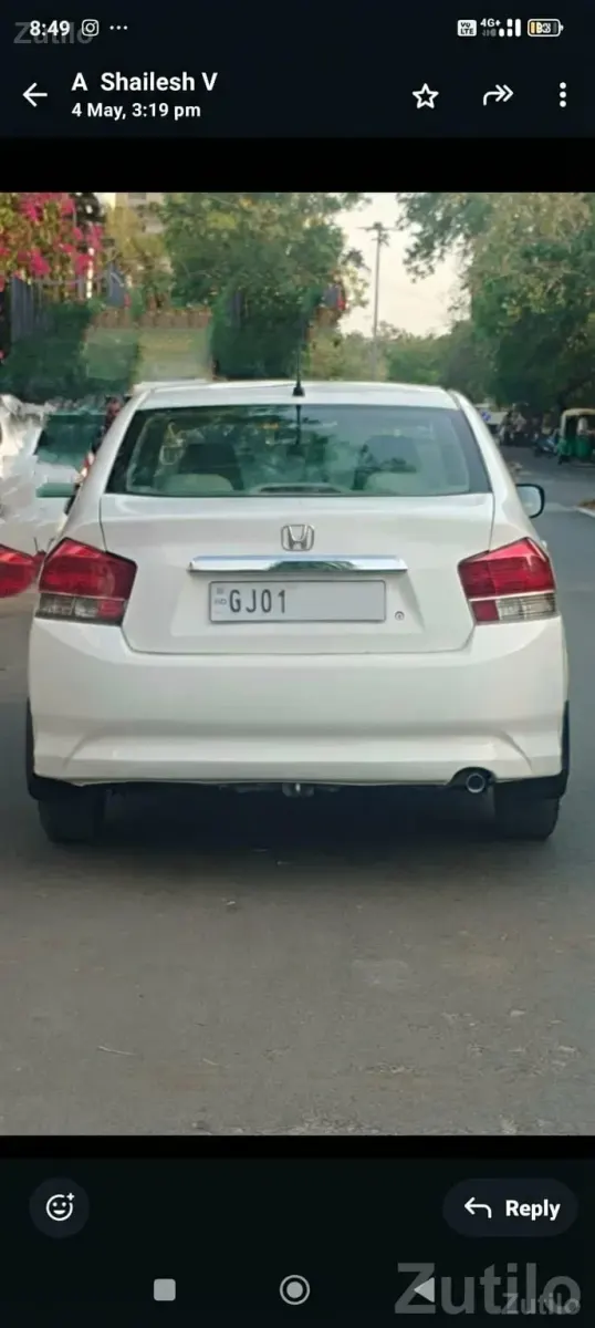 Honda City i-VTEC S White Sedan - Cars - Modasa - Image 2
