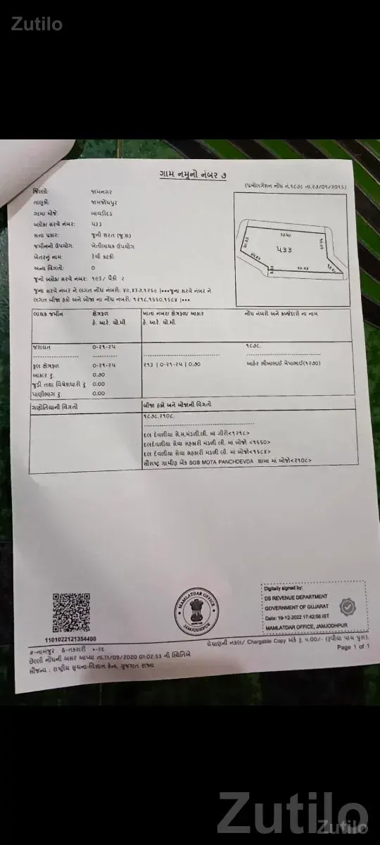 2.5 Vigha Road Touch Land Jamjodhpur - જમીન અને પ્લોટ - જામજોધપુર - Image 3