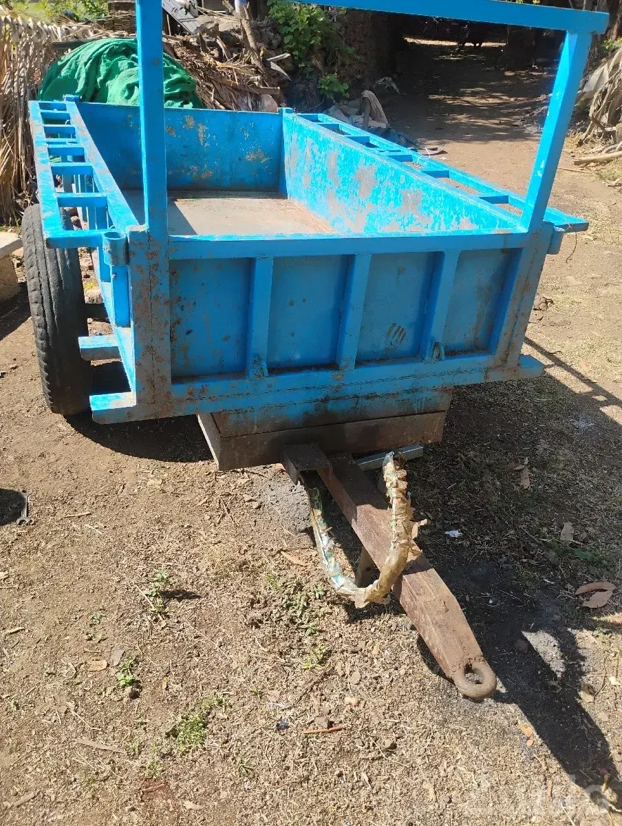 Heavy Duty Metal Trolley Trailer for Sale - અન્ય ઔદ્યોગિક વસ્તુઓ - ભેસાણ - Image 3