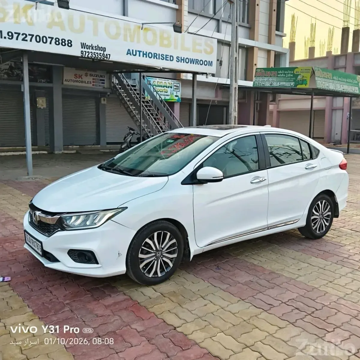 2017 Honda City VX Diesel White - કાર - કડી - Image 3