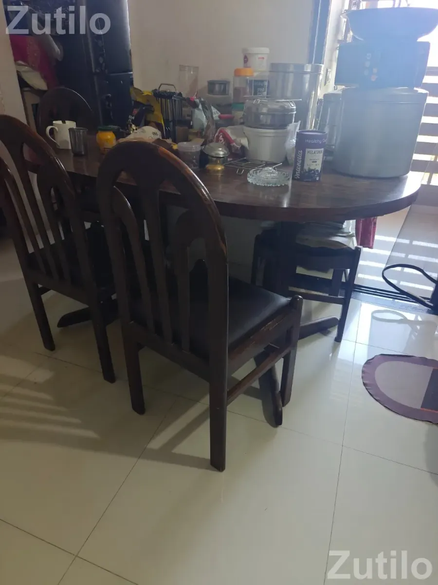 Dining Table with 4 chairs Saag wood - Dining Tables & Sets - Sanand - Image 2