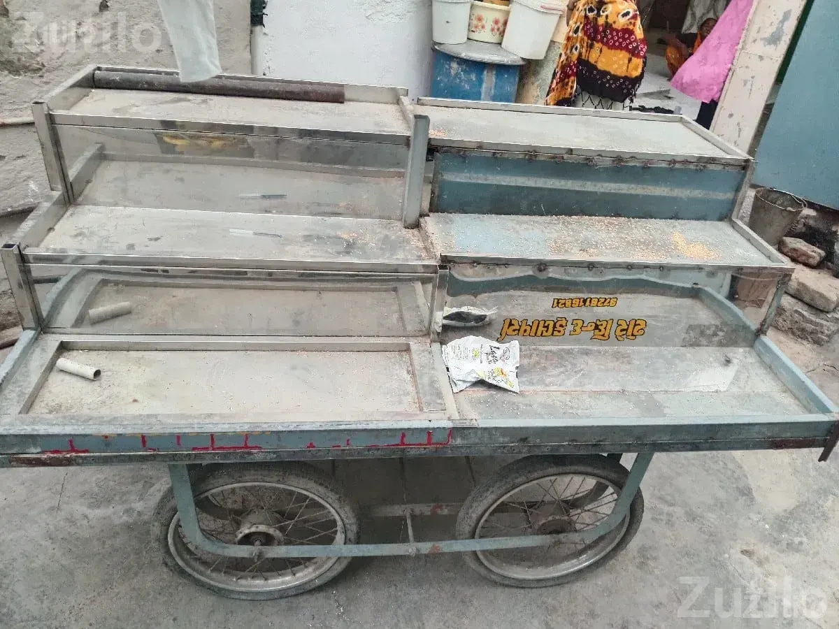 Steel Fruit Vending Cart with Wheels - અન્ય ઔદ્યોગિક વસ્તુઓ - જુનાગઢ - Image 3