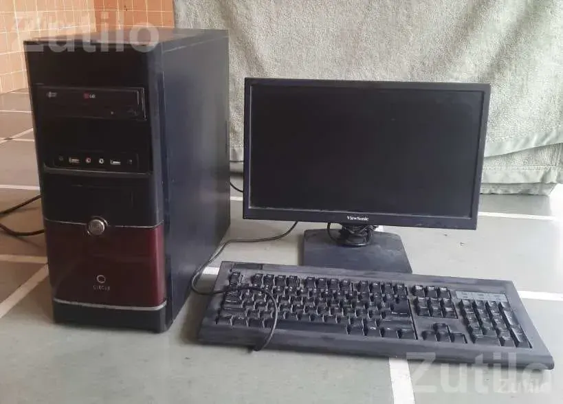 Desktop Computer Set with Monitor and Keyboard - લેપટોપ અને કમ્પ્યુટર - અમદાવાદ શહેર - Image 2