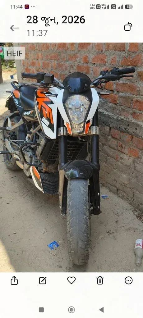 KTM Duke 2016 with GJ06 Registration - Bikes - Visnagar - Image 3