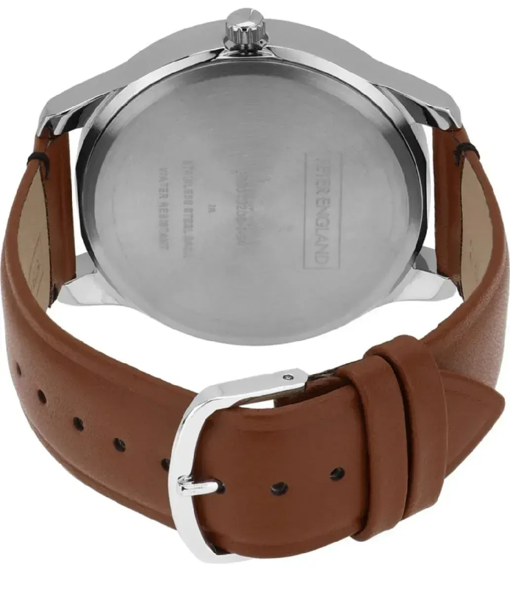 Classic Analog Wrist Watch with Brown Strap - સ્માર્ટ વોચ - કેશોદ - Image 2