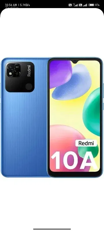 Redmi 10A Blue Smartphone - મોબાઇલ ફોન - કલ્યાણપુર - Image 1