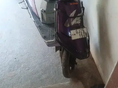 TVS Scooty Purple Two Wheeler
