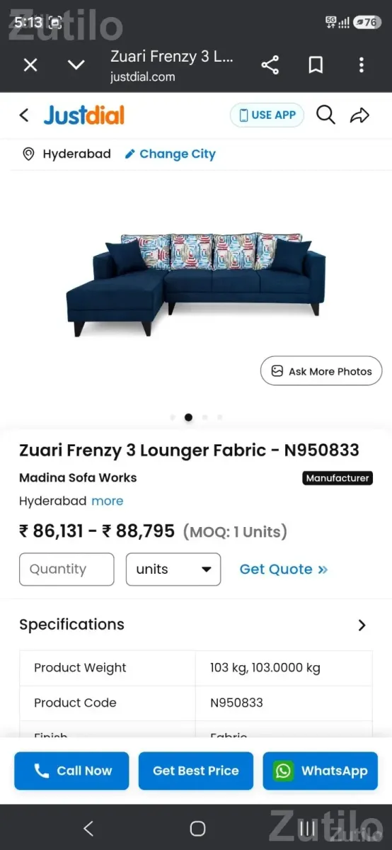 5 seater couch - Sofa Sets - Ahmedabad City - Image 5