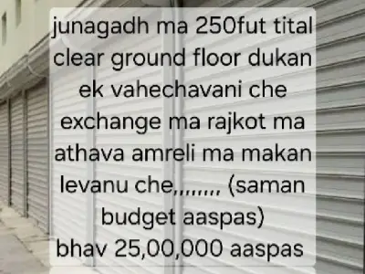 250 Sqft Ground Floor Shop for Sale 250 Sqft Ground Floor Shop for Sale