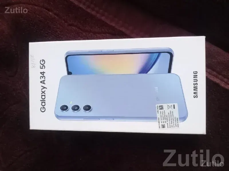 Samsung A34 5G Smartphone with Box & Bill - મોબાઇલ ફોન - ભેસાણ - Image 2