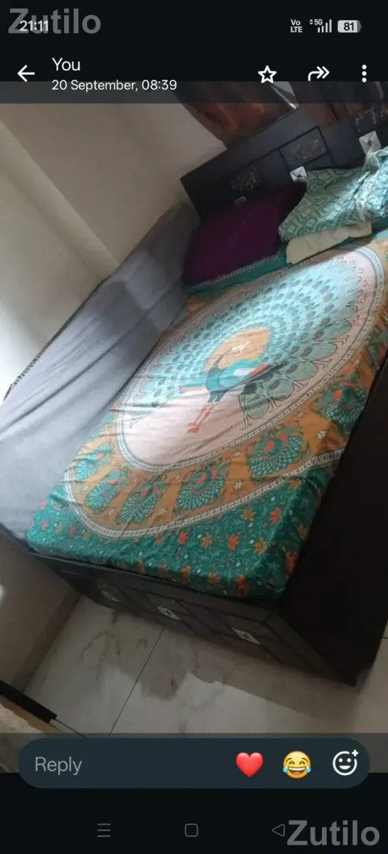 Sofa 6 sheeter, bed with metress ,almari , gijjer - Sofa Sets & Couches - Ahmedabad City - Image 2