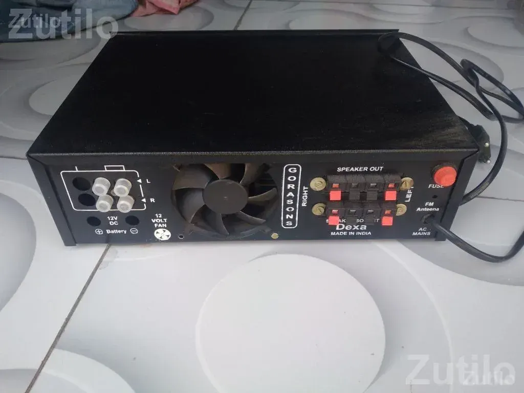 12 Volt Audio Amplifier in Running Condition - ઇલેક્ટ્રોનિક ઍક્સેસરીઝ - સુત્રાપાડા - Image 2