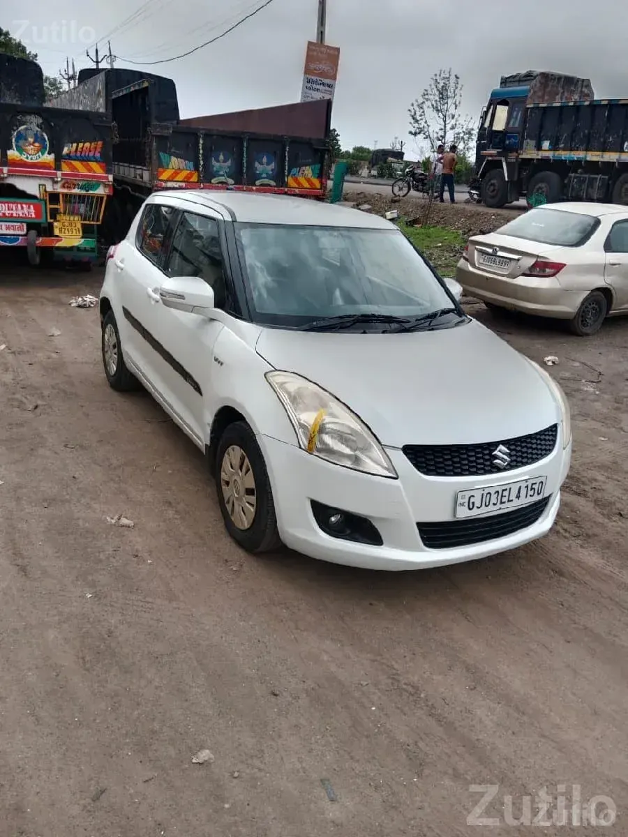 White Maruti Swift VDI Diesel Hatchback - Cars - Gondal - Image 2